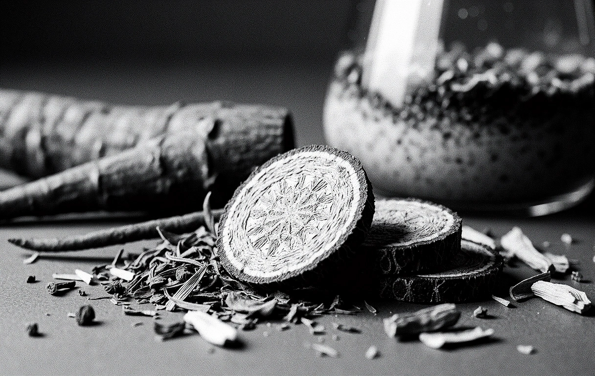 Texturas botánicas de raíces mexicanas